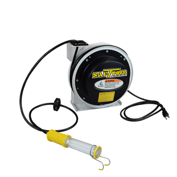 Reel Model Saf-T-Lite- 3613-4001V Stubby II 5’ hang-down 35’ of cord inside the reel Reel Model Saf-T-Lite- 3613-4001V Stubby II 5’ hang-down 35’ of cord inside the reel